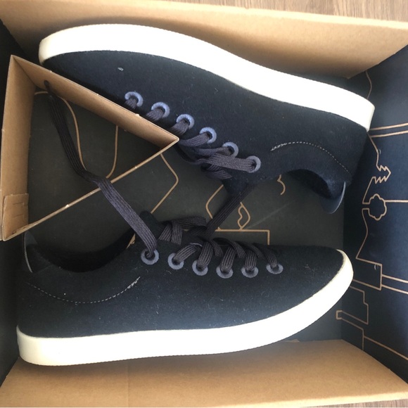 Allbirds Women’s Wool Piper Black Sneakers Soft Wool Walking Shoes Size 9 - Picture 4 of 16